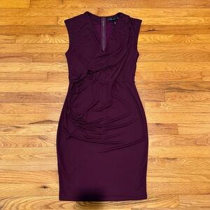 Robert Rodriguez Deep Purple Midi Dress Women’s Size M